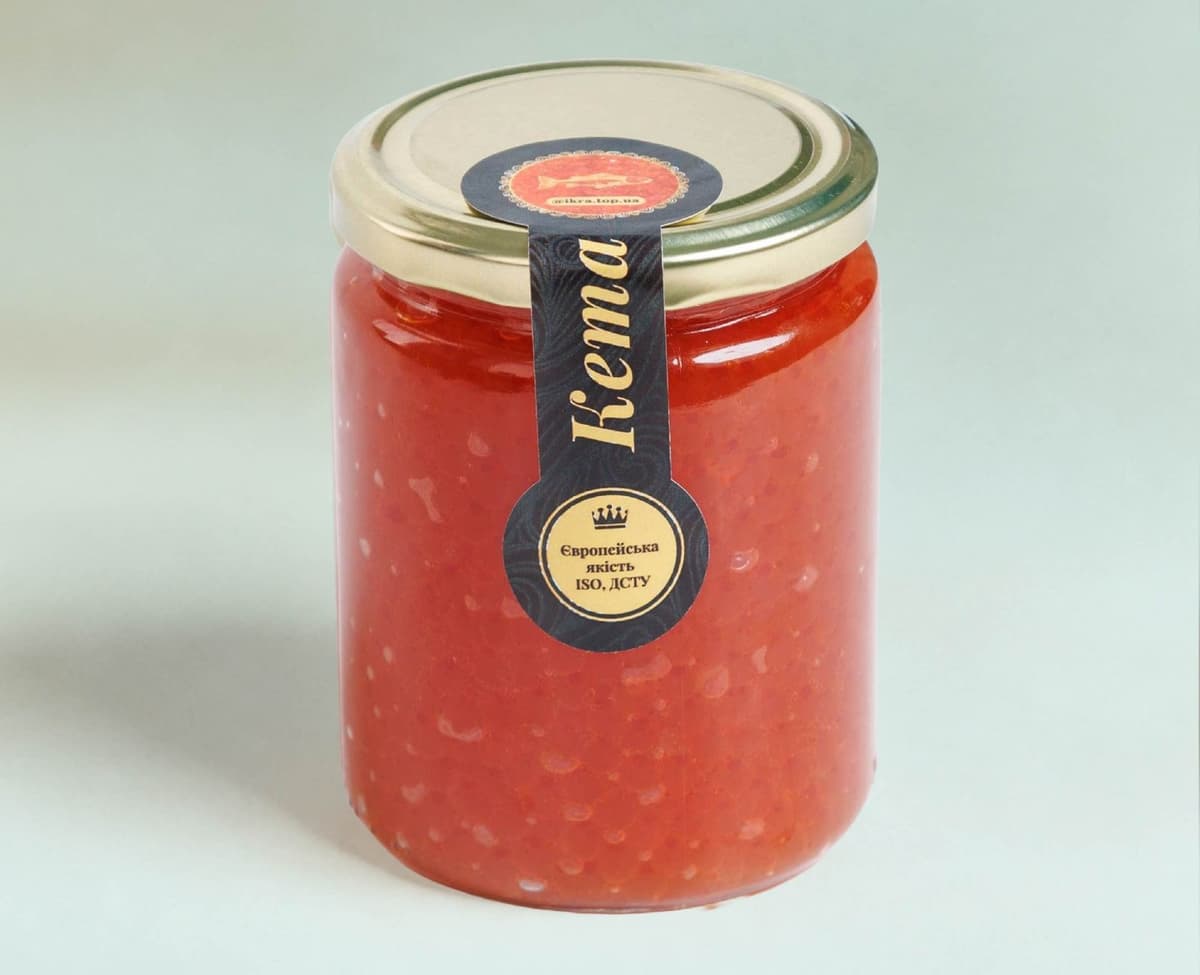 Червона ікра кети — 500 г 1